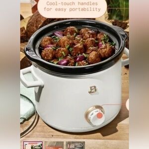 Beautiful By Drew 2qt Slow Cooker White